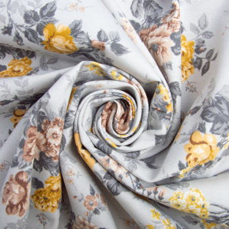 Decorative fabric Premier Justin with water-repellent impregnation V-003 сіра